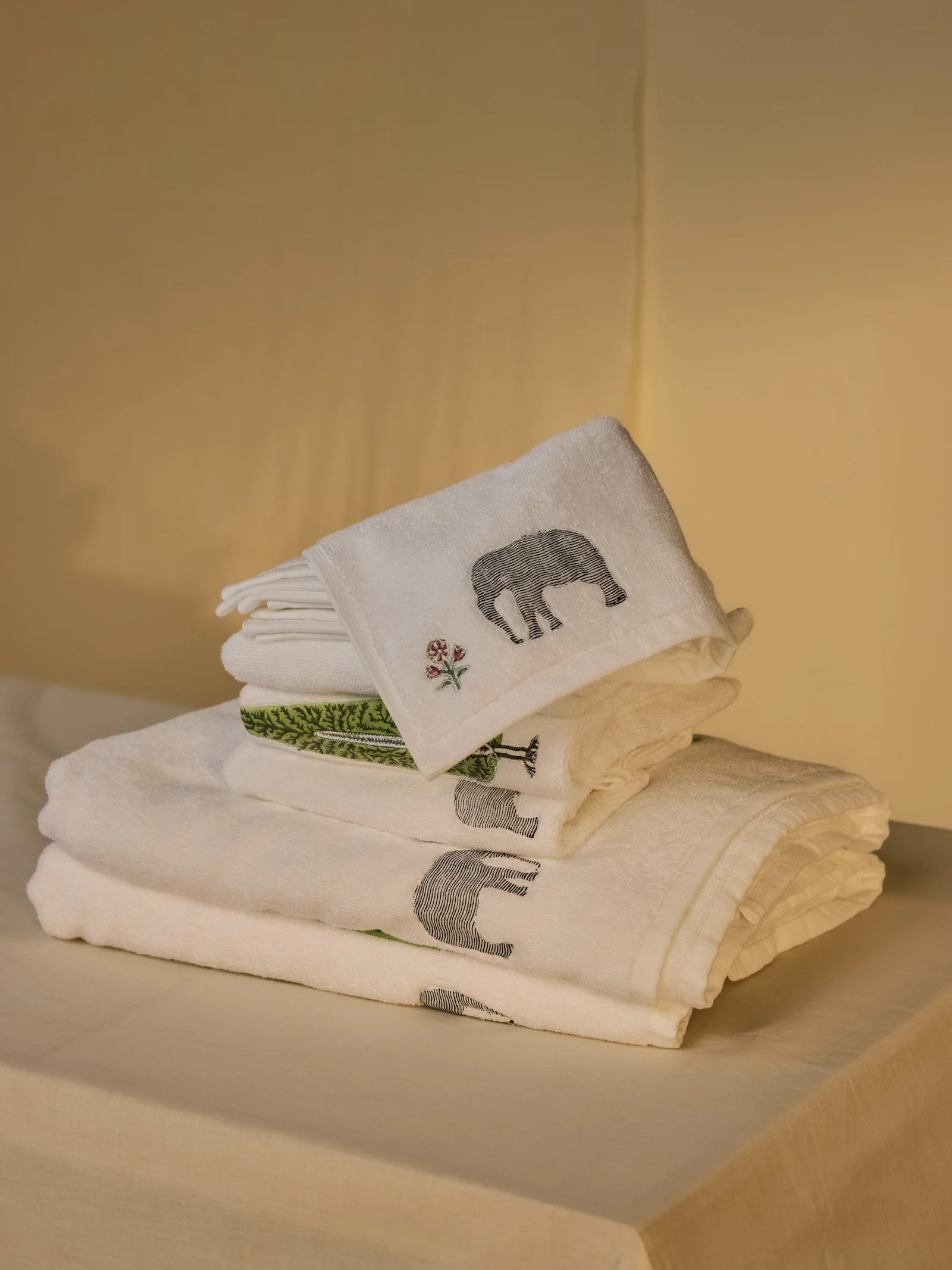 Haathi  Face Towel (Set of 2)