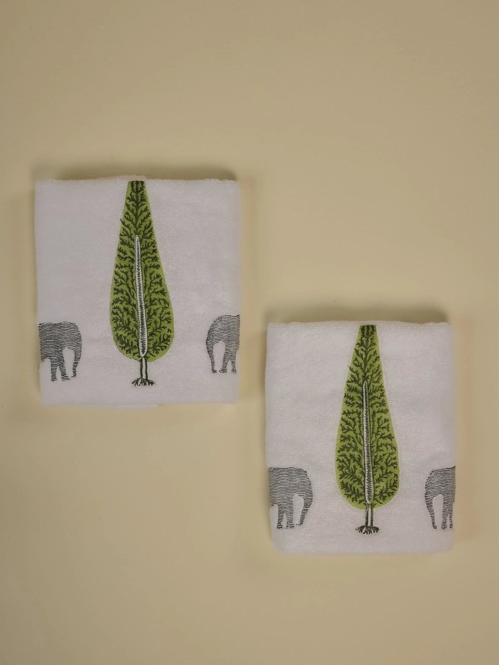 Haathi Hand Towel (Set of 2)