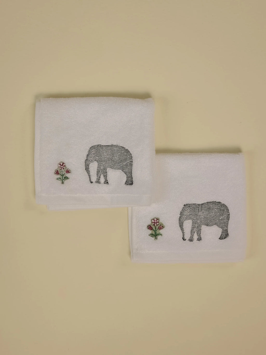 Haathi  Face Towel (Set of 2)