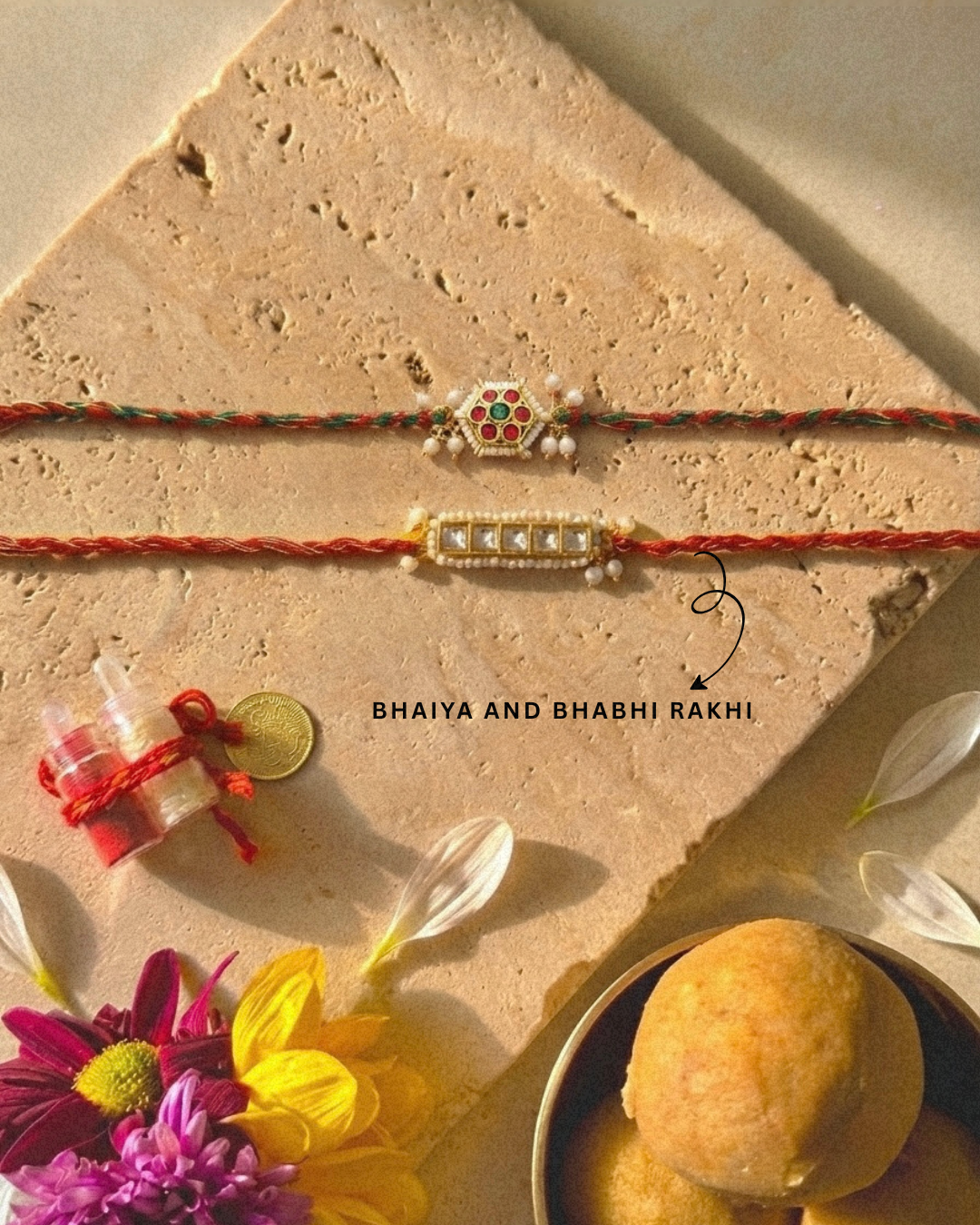 Bhaiya Bhabhi Rakhi With Card