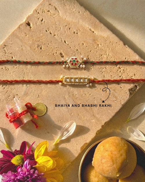 Bhaiya Bhabhi Rakhi With Card