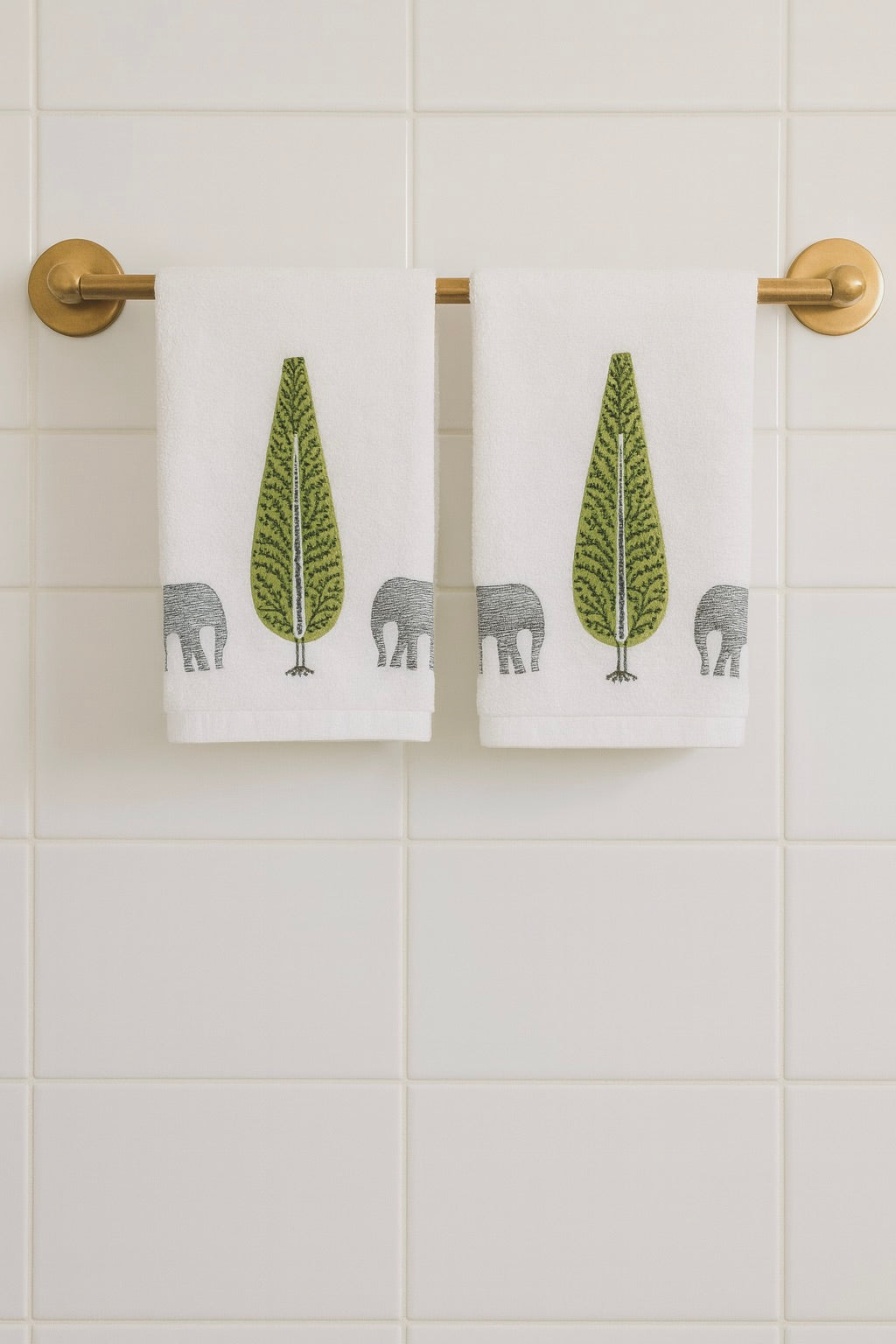Haathi Hand Towel (Set of 2)