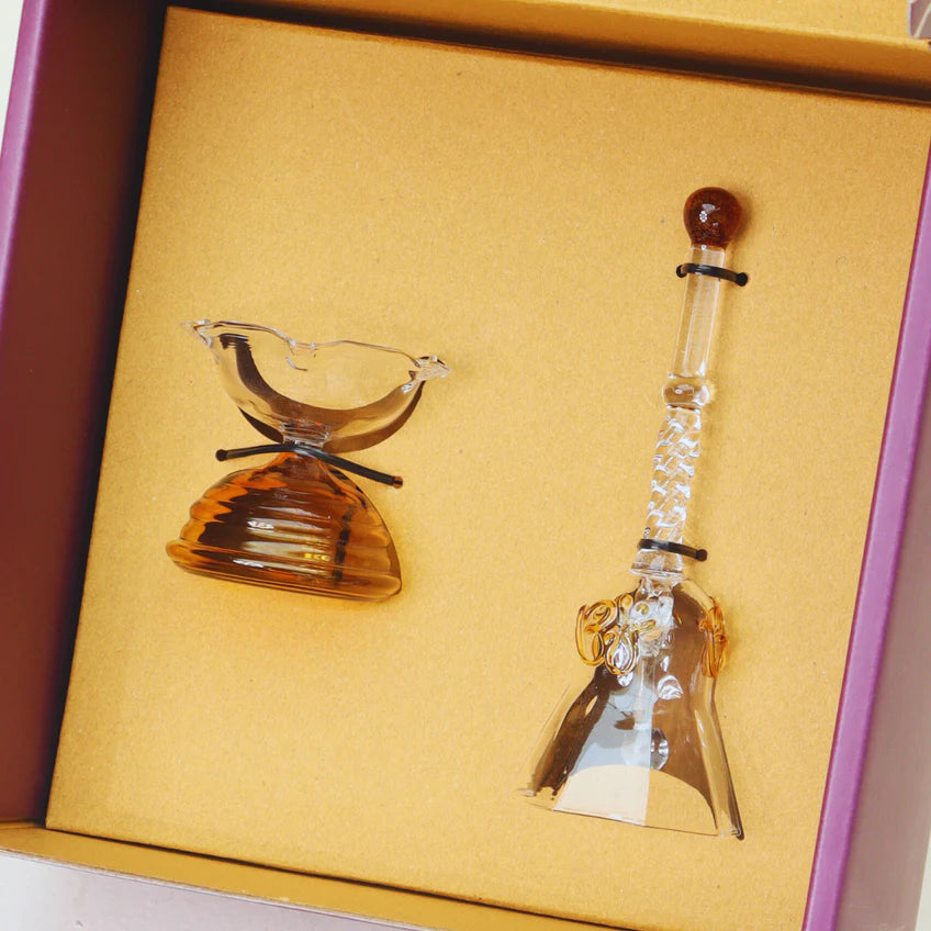 Mini Diya And Bell (Set of 2)