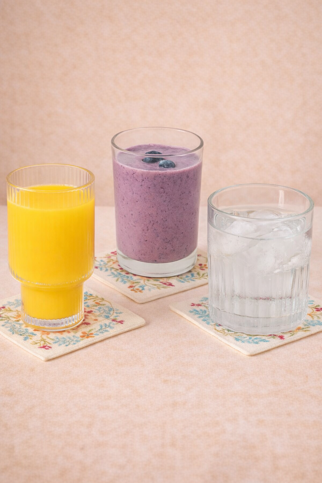 Hand Embroidered Coaster (Set of 6)