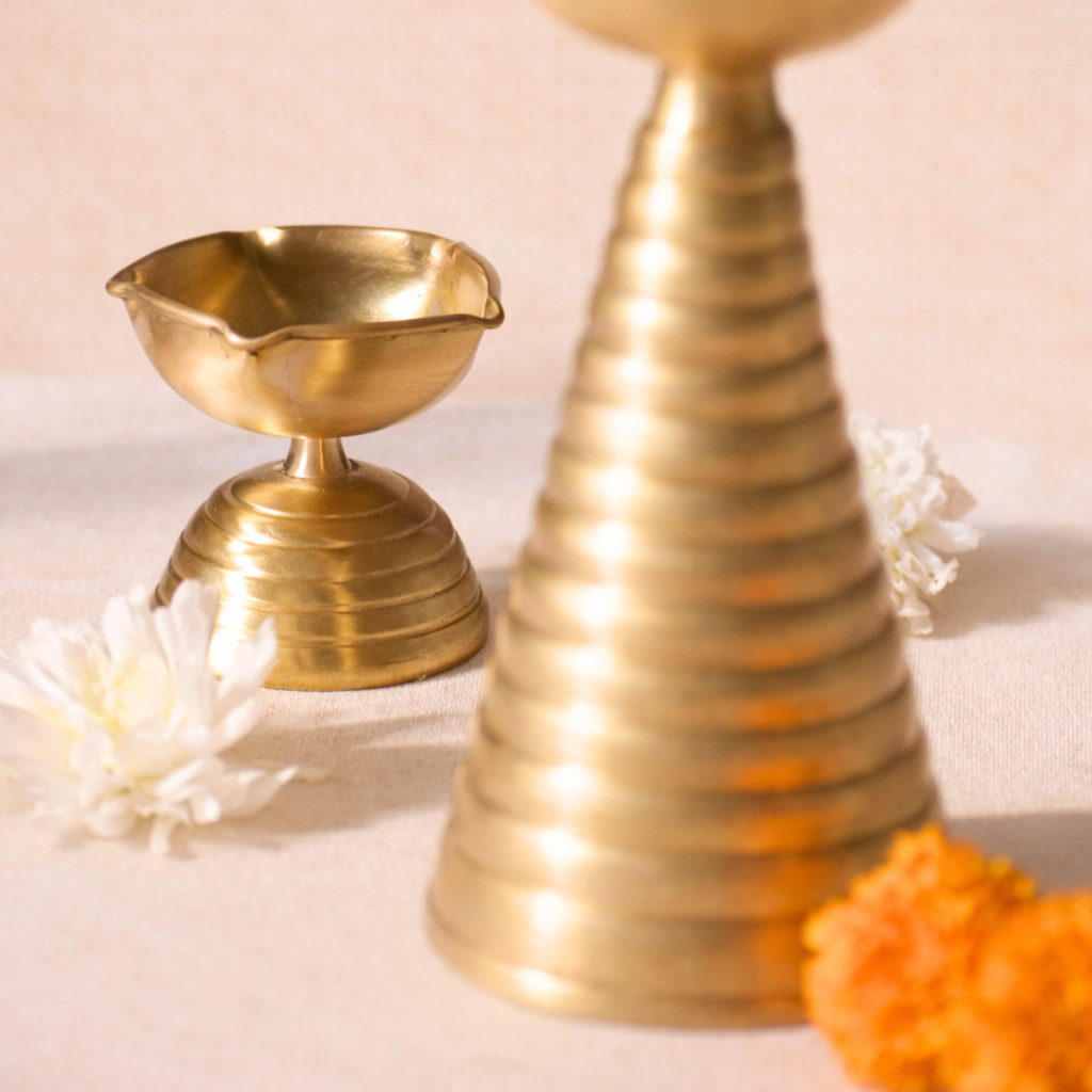 Brass Diya (Set of 2)