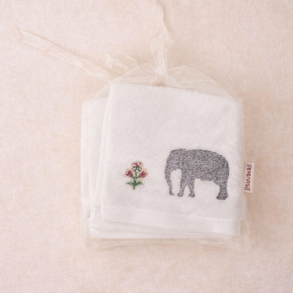 Haathi  Face Towel (Set of 2)