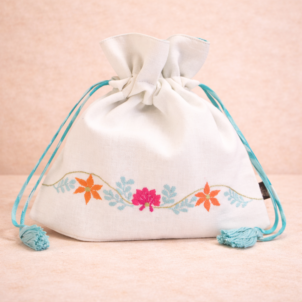 Hand Embroidered Coaster (Set of 6)