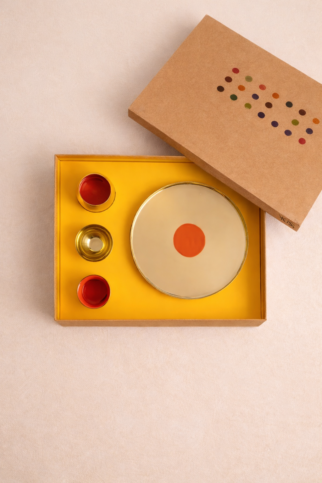 Bindu Thali With Lota Tiffin