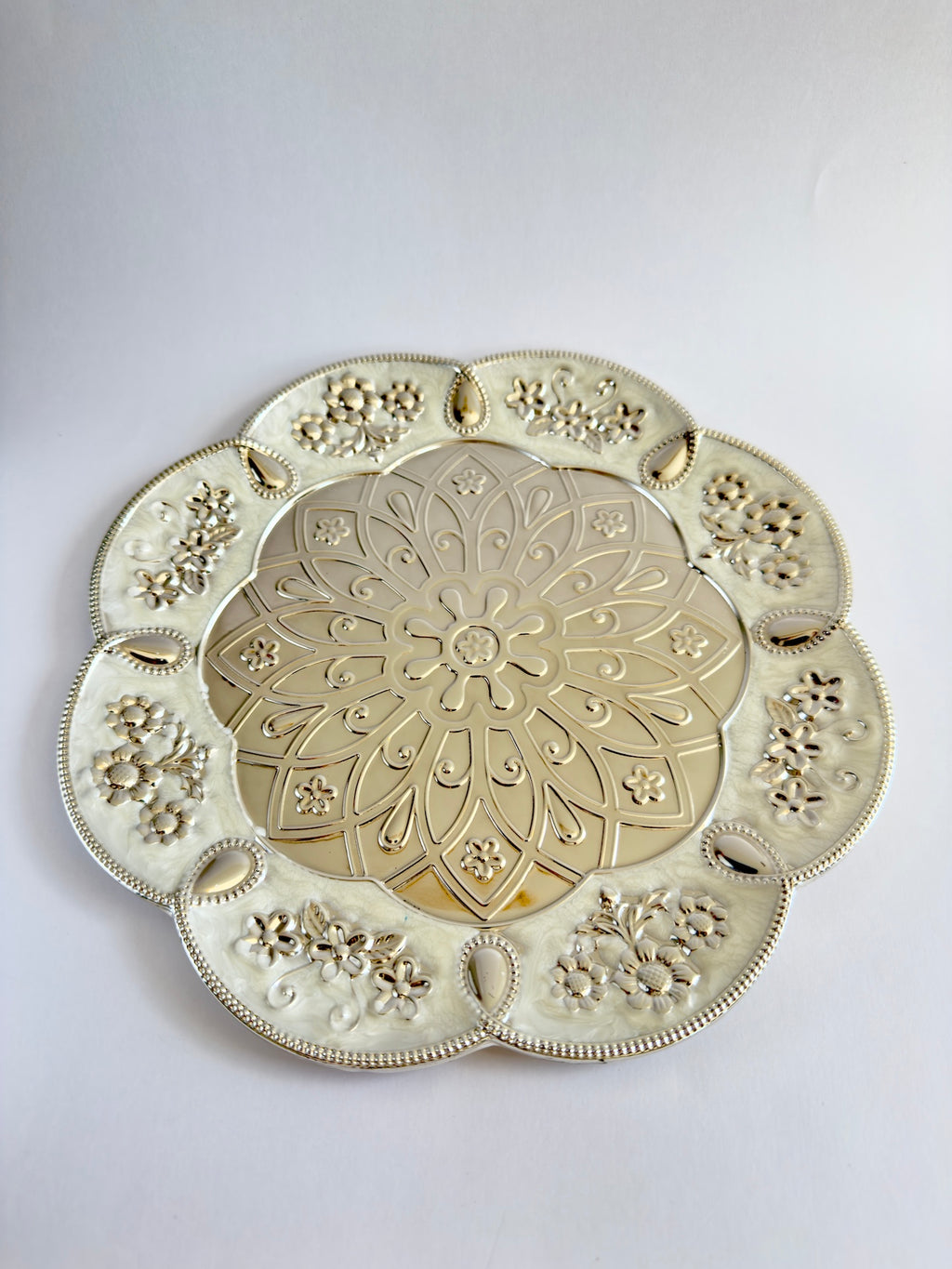 Peacock Mukhwass Pot With Tray