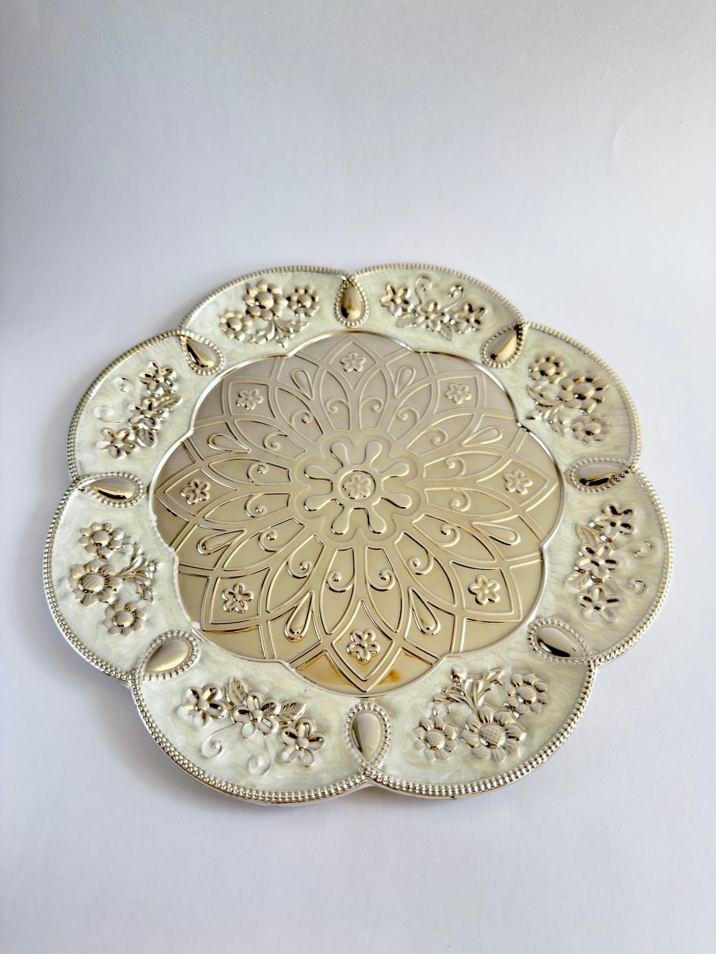 Peacock Mukhwass Pot With Tray